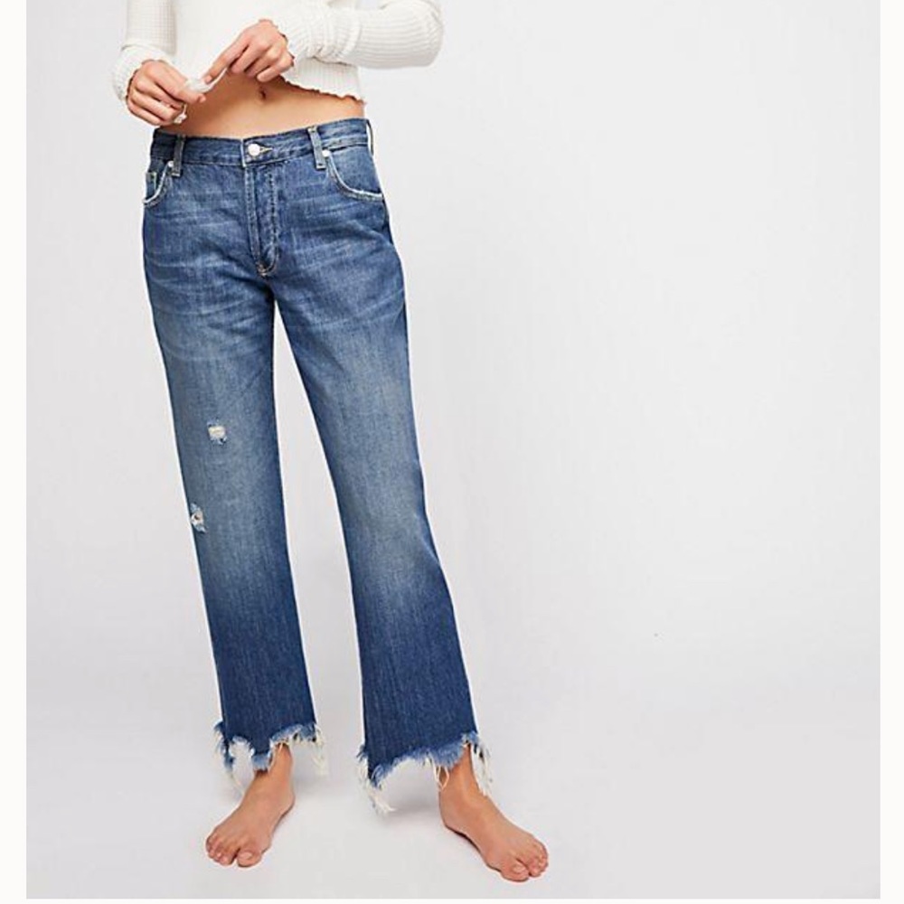 Free People Mid rise Maggie Jean